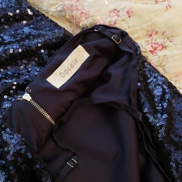 HOST PICK Navy sequined party dress - Picture 4 of 4